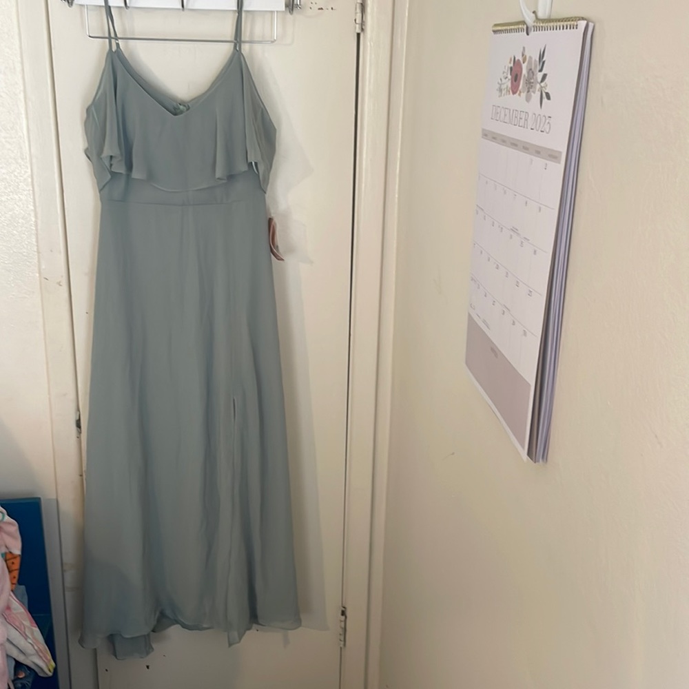 Brand New Birdy Grey: Sage Chiffon Dress